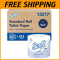 High-Quality Recycled Fiber Toilet Paper, 37,840 Sheets